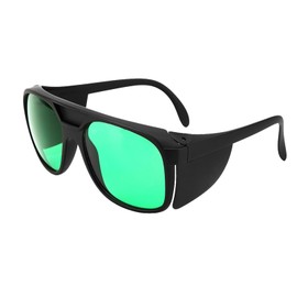 Leapiture LED Growroom Glasses, UV Protection, Eye Protection, LED Lighted Green Lenses, Indoor Hydroponic Growroom Glasses with Glasses Case