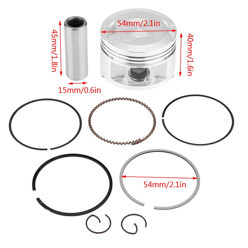 Motorcycle Piston Ring Pin Gasket Assembly Kit Set for Yamaha