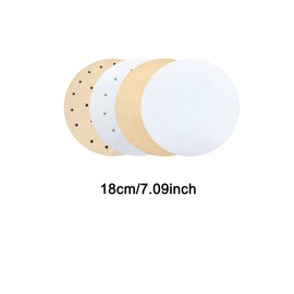 100 Pieces Air Fryer Paper Liners, Air Fryer Accessories, Disposable Air Fryer Paper Liners for Oven, 18cm