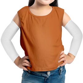 Eczema Psoriasis - Mangas para brazos y rodillas para niños - Tratamiento de eccema para aliviar la picazón para bebés pequeños - Unisex Blanco - Circunferencia <14.5, 11 pulgadas