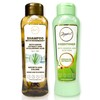 ANYELUZ Rosemary Shampoo and Aloe Conditioner Set, Volume and Hydration