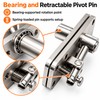 Hidden Door Hinge Partition Hinge for Interior Doors – Concealed