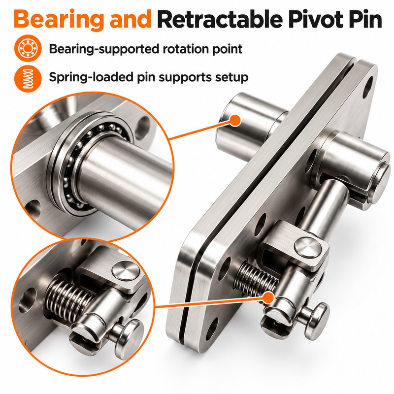 Hidden Door Hinge Partition Hinge for Interior Doors – Concealed