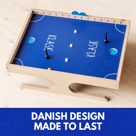 KLASK: The Magnetic Award-Winning Party Game of Skill - for Kids and Adults of All Ages That’s Half Foosball, Half Air Hockey