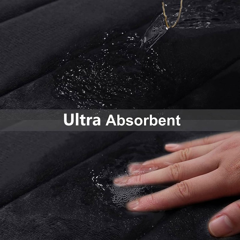 Buganda Memory Foam Bath Mat, 24" x 16", Ultra Soft