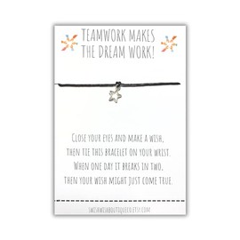 Wish Bracelet, Team Wish Bracelet, Team Building Gift, Corporate Gift, Corporate Event Gift, Away Day Gift, End of Project Gift, Gift for Sports Team, Team Gifts