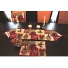 Forhomelife Christmas Table Runner, Red, Nordic Table Center, Fashionable, Party,