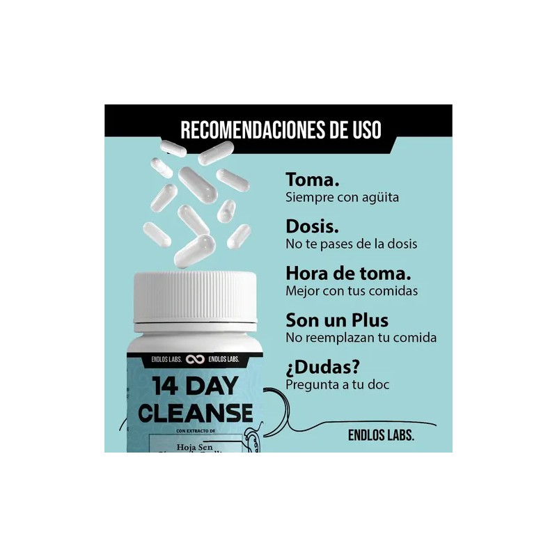 14 Day Cleanse Desintoxicación Avanzada Intestinal Colon (1)