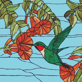 Orenco Originals Louis Comfort Tiffany Hummingbird Counted Cross Stitch Patterns