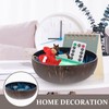 Cabilock Natural Coconut Bowl Shell Bowls Key Bowl for Entryway