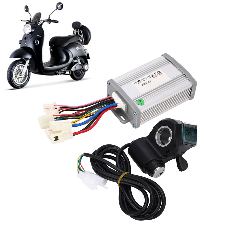 24V 800W Electric Bike Controller Thumb Throttle Handle Kit Lithium