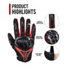 IRON JIA'S Motorcycle Gloves Full Finger Durable for Road Racing