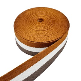 Dortrue Polyester Webbing Strap 1.5 inch Wide 12 Yard Striped Nylon Webbing for Bag Straps Replacement Crossbody