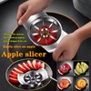 Stainless Steel Apple Slicer & Fruit Corer - Easy-to-Use Kitchen