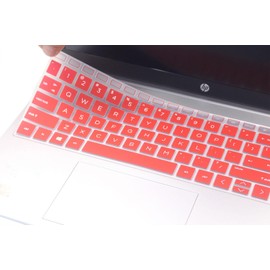 Keyboard Cover Compatible for 15.6" HP Laptop 15-fc 15-fd 15t-fd 15z-fc Series, HP Pavilion 15 15-eg/eh/er 15t-eg200/eg300 15z-eh300 Series, HP Pavilion 17z 17z-cp000 17z-ca200 17-cn 17-cp Series (Red