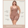 Slimwear Ultra Shape Mid Thigh Bodysuit, 78% Nylon 22% Spandex