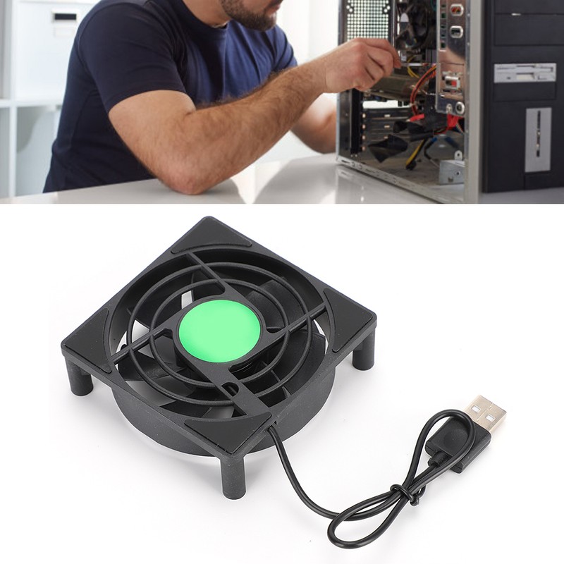 2pcs MINI Radiator Fan Player Box PC Router TV BOX
