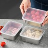 6-Piece Food Storage Box, Stainless Steel Food Container with Lid,