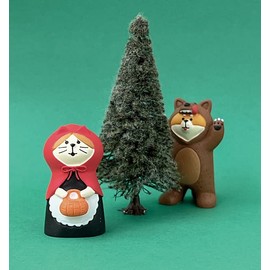 Décor Concombre ZHW-86005H Red Riding Hood 1.2 x 1.2 x 2.0 inches (30 x 30 x 50 mm)