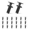 20pcs Mudguard Panel Clips Fasteners & Push-Type Clips Compatible with
