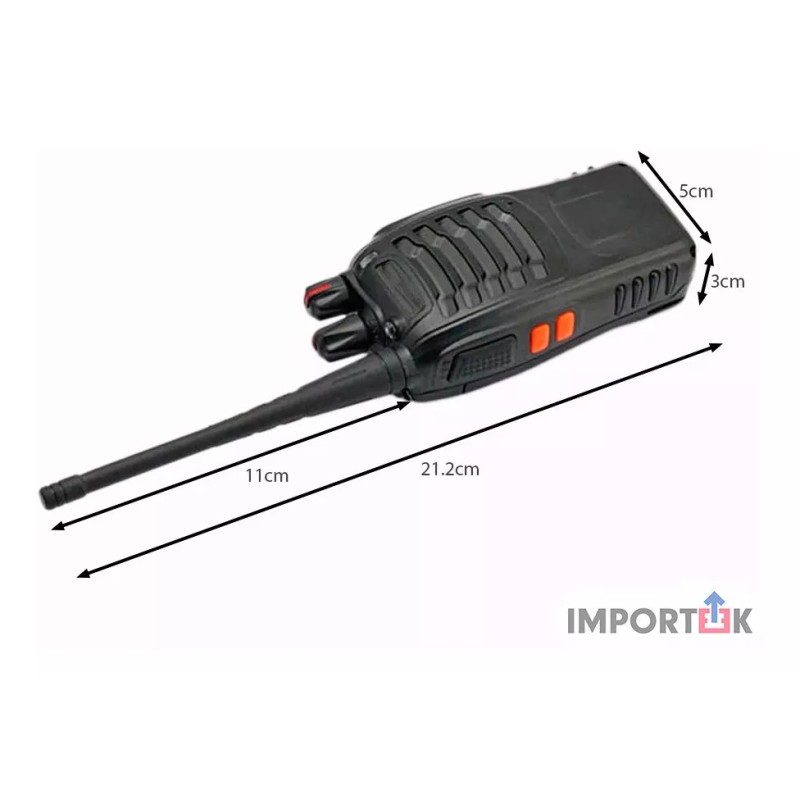 Importeek 4pz Radio Comunicacion Profesional Largo Alcance 2 Vias