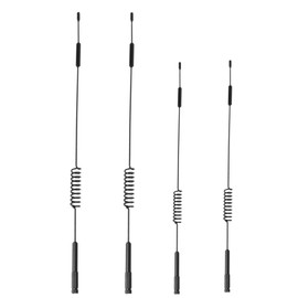 2 Sets Metal RC Car Decorative Antenna for 1/10 TRX-4 TRX4 Ford Bronco D90 D110 Tamiya CC01 Axial SCX10 90046 Upgrade Parts(Black