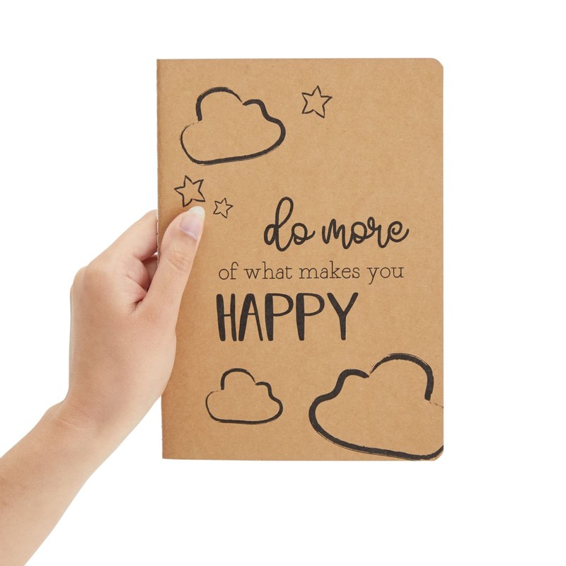 Title rework: Pack of 8 Lined Notebooks with Motivational Cover