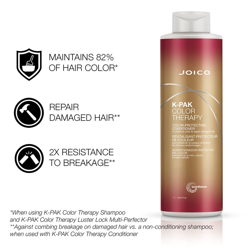 Joico K-pak color therapy shampoo & conditioner duo, 2 Count