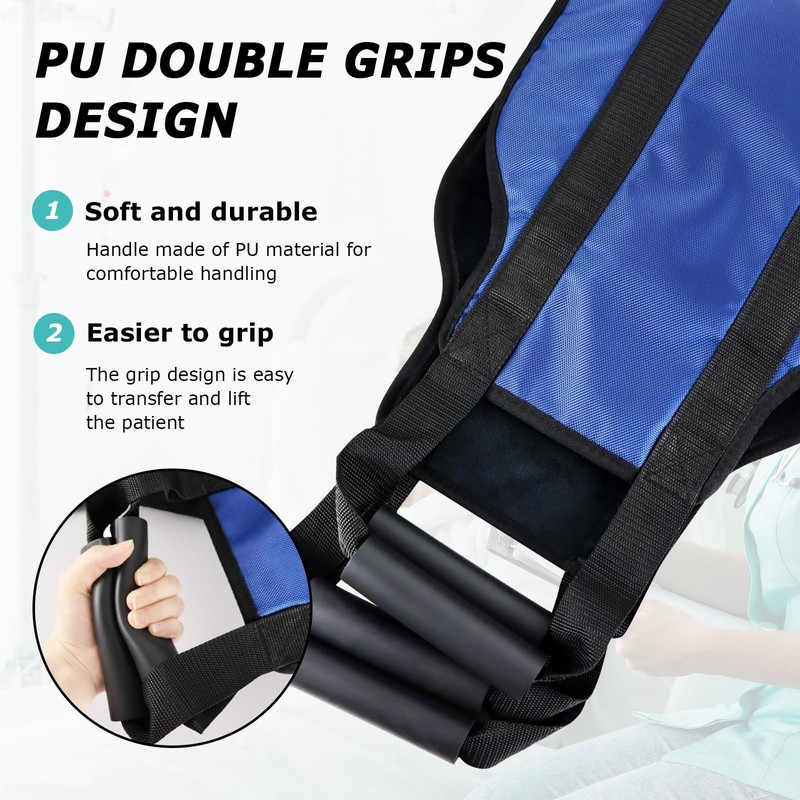 LOSCHEN 110 cm Transfer Strap, Transfer Patient Belt, Bed Transfer