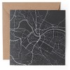 1 x Greeting Card - Dresden City Map Germany German