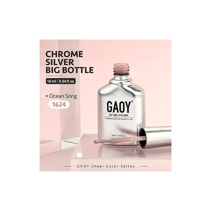 GAOY- Esmalte de uñas en gel Jelly Nude, esmalte en