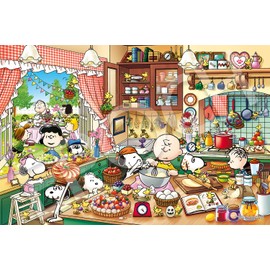 Epoch Company 1000 Piece Jigsaw Puzzle Peanuts Snoopy Country Kitchen (50 x 75 cm) 12-616s with Glue and Spatula Included Tickets EPOCH