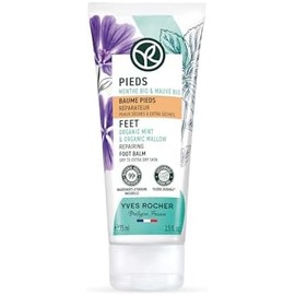 Yves Rocher Bálsamo Reparador de Pies 2.5 Oz, Para Secos y Talones Agrietados, Suaviza y Repara Piel Extra Seca, 75 Ml Para Pies Secos y Talones Agrietados, Suaviza y Repara, Piel Extra Seca, 2.5 Oz
