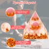 Crystal Ornament, Pyramid Crystals Gemstones, Natural Healing Crystals Pyramids Positive