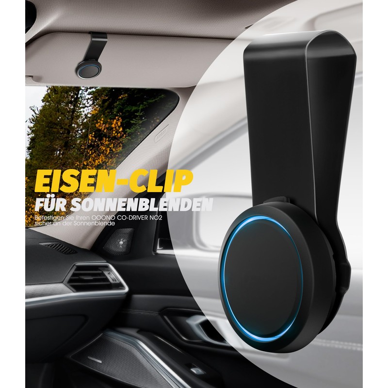 NEWZEROL Metal Sun Visor Holder Compatible with OOONO CO Driver