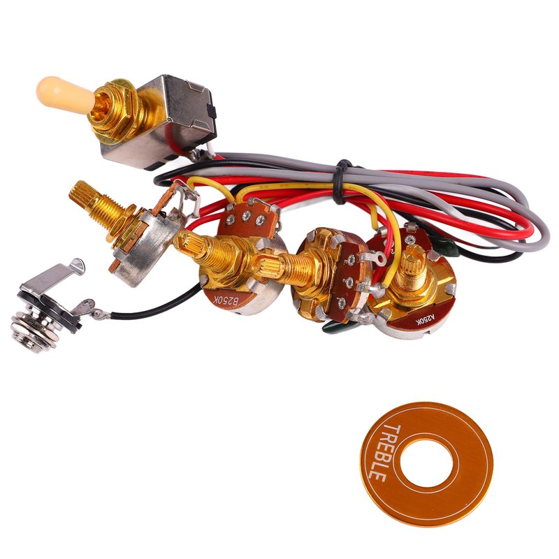 Guitar Potentiometer 18mm A500K B500K Volume Control Instrument Accessory for