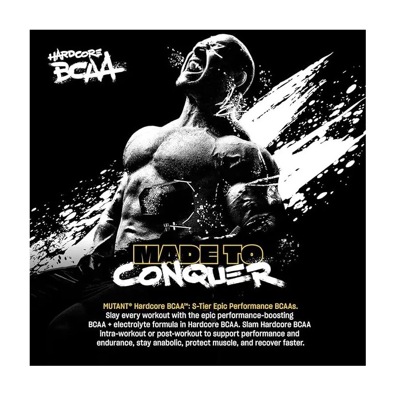 Bcaa Hardcore Mutant Aminoacidos Suplemento 30 Servicios Sabor Sandía