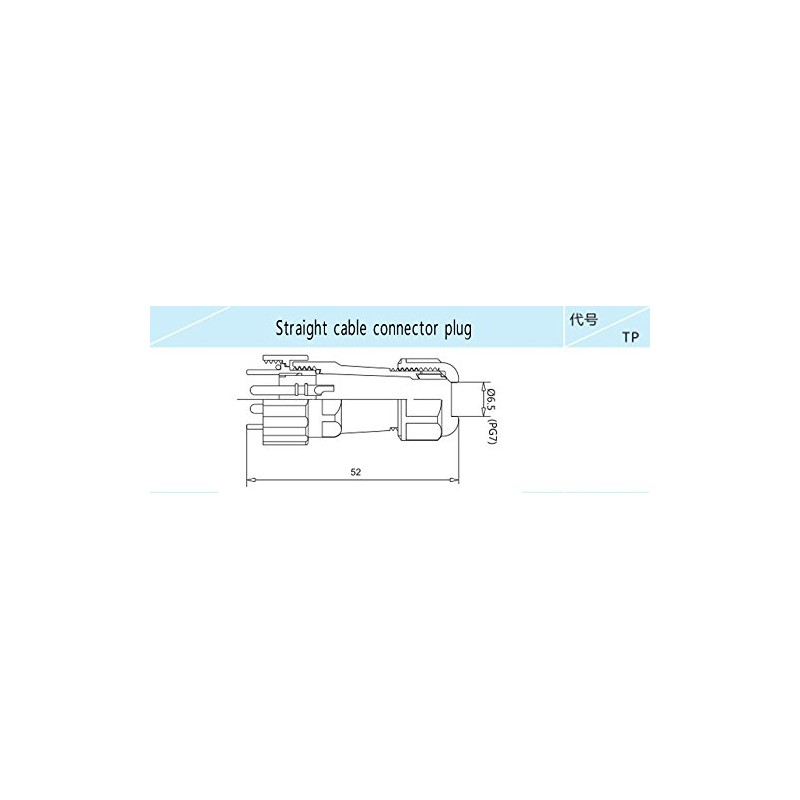 SZJELEN 2Pin Aviation Connector Plug and Socket,Waterproof Power Connector,Panel Mount