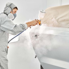 ACROPIX Masking Paper with Tape Pre-Taped Paper Film Kit with 2 Rolls of Tape 2000x140cm / 65.62ftx55.11" White Green PE Film Paper