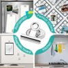 MOXYOY 10pcs Strong Anti-Scratch Magnetic Clip, Multi-Functional Bulldog Clip Refrigerator