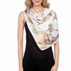 RIIQIICHY 35.4 inches (90 cm) Scarf, Women's, Square Large Scarf,
