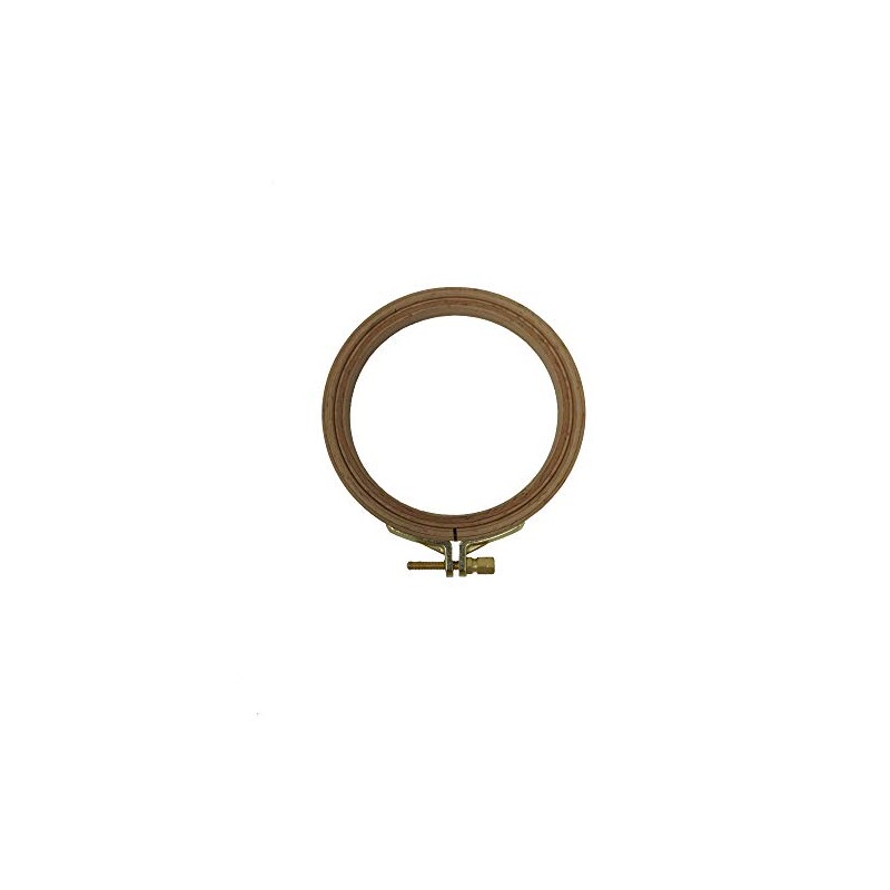 Nurge Premium Beech Wood Gold Clasp Embroidery Hoop 8mm (100mm