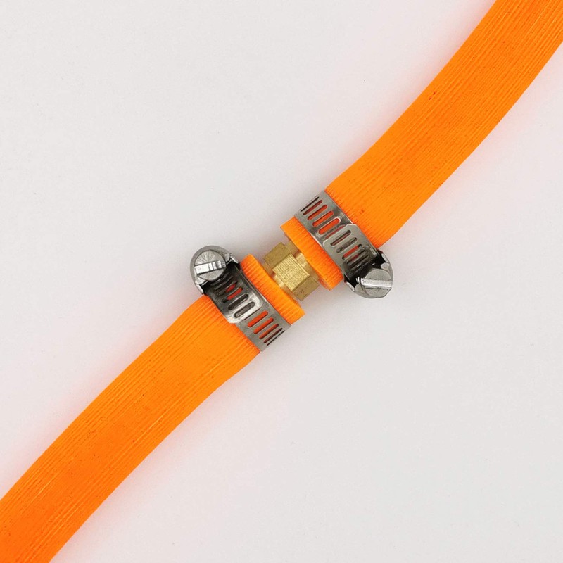 Da by 3 pcs 1/4"(6mm) Brass Barb Splicer Mender Hose