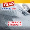 Glad Tall Kitchen Trash Bags ForceFlex Plus With Clorox, 13