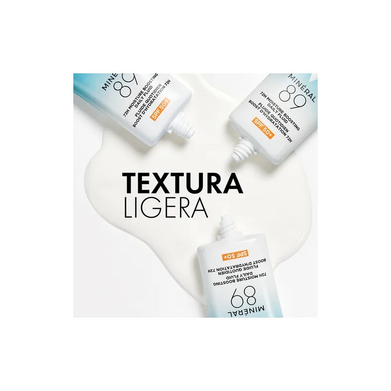 Crema Solar Hidratante para Rostro48h Vichy Minéral 89 FPS50+ 50ml