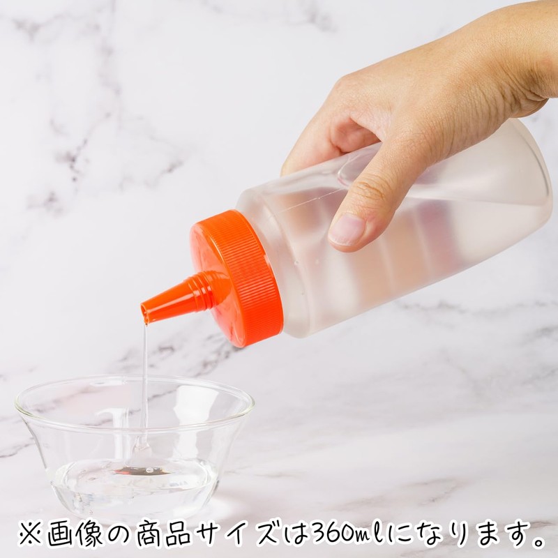 Honey Container, 3.4 fl oz (100 ml) (Orange Cap), Straight