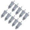 10Pcs Cabinet Door Buffer Heavy‑Duty Adjustable Damping Bumper Reinforced Silencer