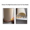 2-Pack Square ABS Plastic Wall Hole Decorative Covers for Wall-Mounted