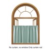 YYST Inside Mount Curtain Rod Cafe Rod 16" to 29"