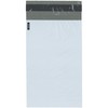 Plymor Poly Mailer 2.25 Mil White/Gray Bag with Permanent Adhesive